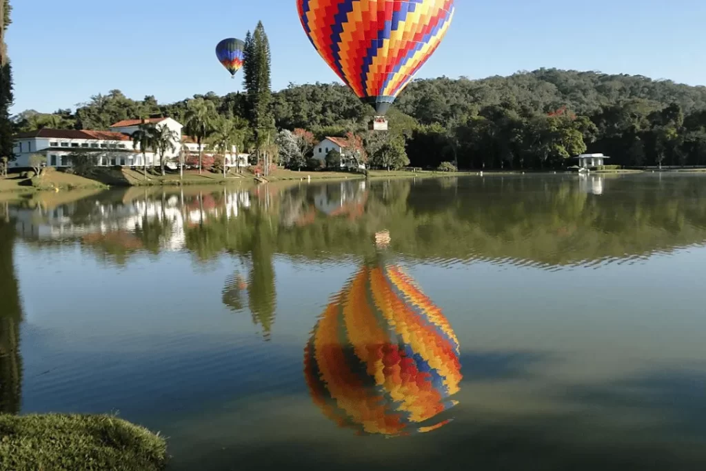 Balão no Parque das Águas de São Lourenço